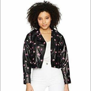 Like New Rebecca Taylor Floriana Leather Jacket 2